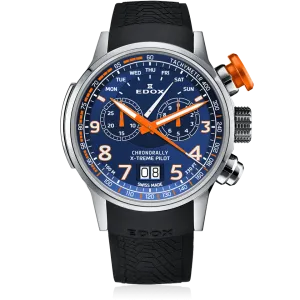 EDOX SWISS MADE 38001-TINOCA-BUO3 CHRONORALLY X-TREME PILOT